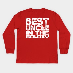 Best Uncle In The Galaxy Kids Long Sleeve T-Shirt